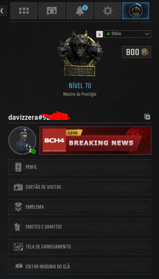 Warzone account Prestige master and max weapon